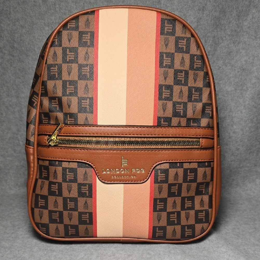 London Fog Hasley Signature  Backpack NWT